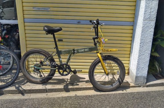 極太タイヤ　折り畳み自転車　REVERIE 極太タイヤ折り畳み自転車REVERIE